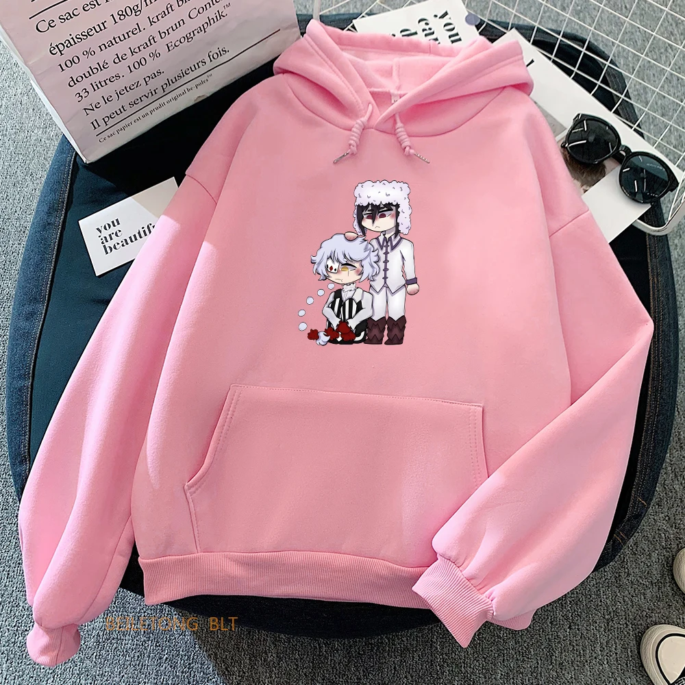 

Bungo Stray Dogs Nikolai Gogol Harajuku Hoodies Aesthetic Sweatwear Couple Sweatshirt WOMEN Autumn/Winter Sense of Design Fleece