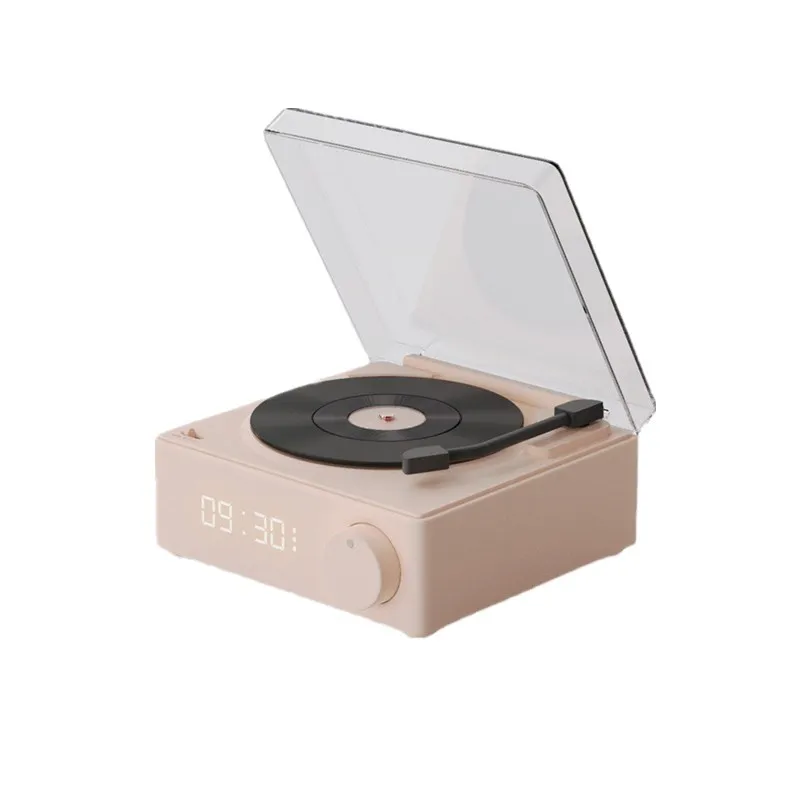 Retro Led Alarm Clock Audio Portable Outdoor New Mini Plug-i