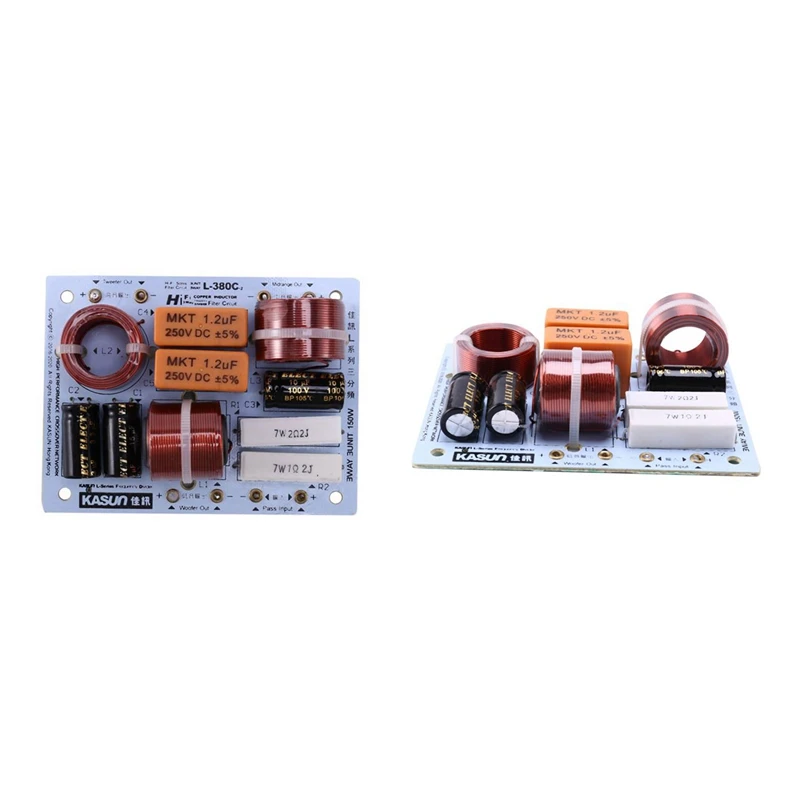 

Bass Midrange Treble Crossover Audio Board Speaker Frequency Divider Crossover Filters For KASUN Home Theater
