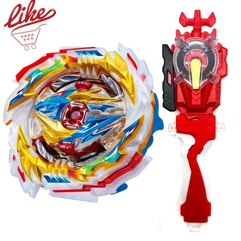 

Laike Superking B-171 Tempest Dragon Spinning Top B171 Bey with Spark Launcher Handle Set Toys for Children