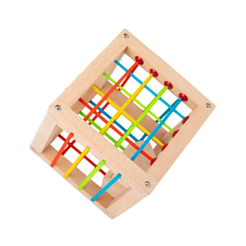 

Деревянные креативные строительные блоки, Игрушки для раннего развития, раннее развитие детей, обучающие игрушки