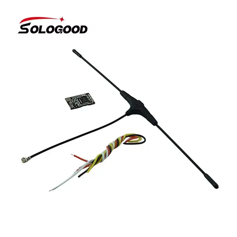 Ресивер SoloGood ELRS 915 МГц с антенной T-типа диапазон задержки для радиоуправляемого