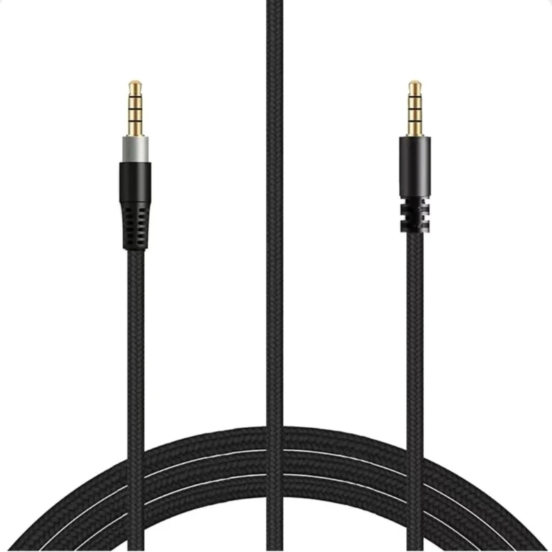 

Extension Audios Cord Line 2m Nylon Braided Headphone Cable for Mix/SAlphas