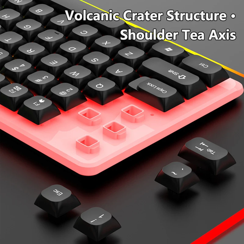 Механическая клавиатура и мышь набор с возможностью горячей замены игровая