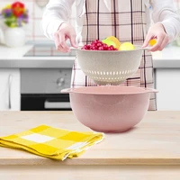 baking plastic measuring spoon washing basket flour sieve measuring cup set kitchen measuring spoon