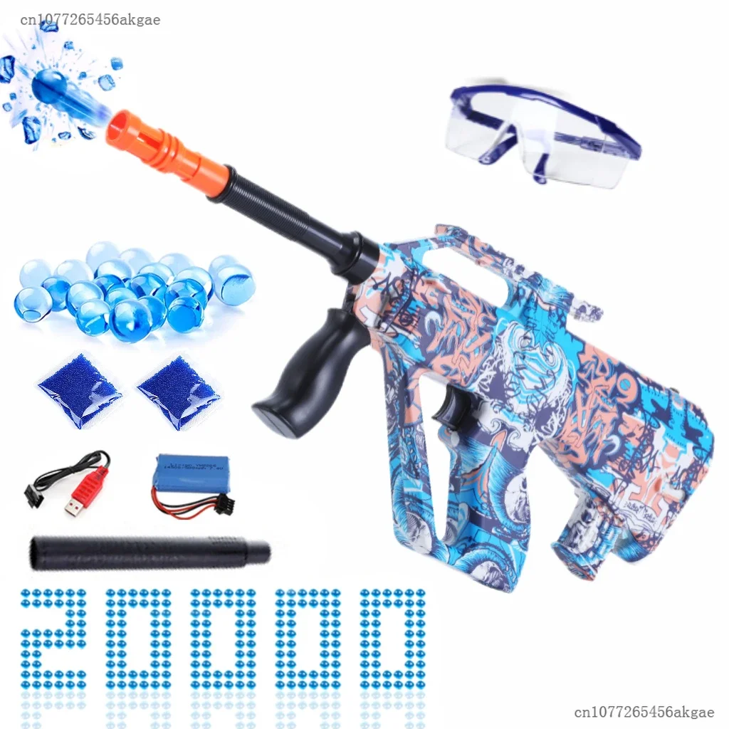 

AUG Gel Blasters Gun Airsoft Electric Toy Gun Paintball Weapon Water Bomb Hydrogel Gun Shooting Model for Adults Children CS Go