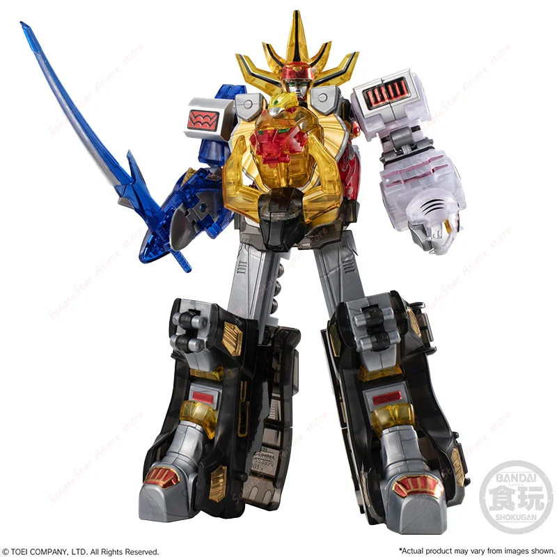 Фото В наличии: Коллекционная сборная модель Bandai SMP Hyakujuu Sentai Gaoranger GaoKing Clear Color Ver, игрушка для сборки. №4