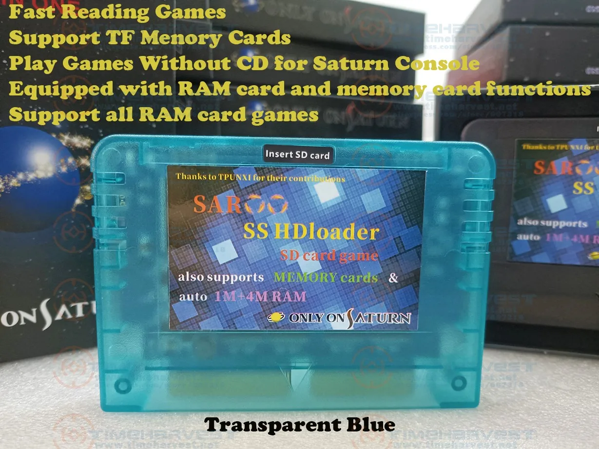 Картридж SAROO HDLoader для быстрого чтения игр устройство SD TF карт памяти без CD консоли