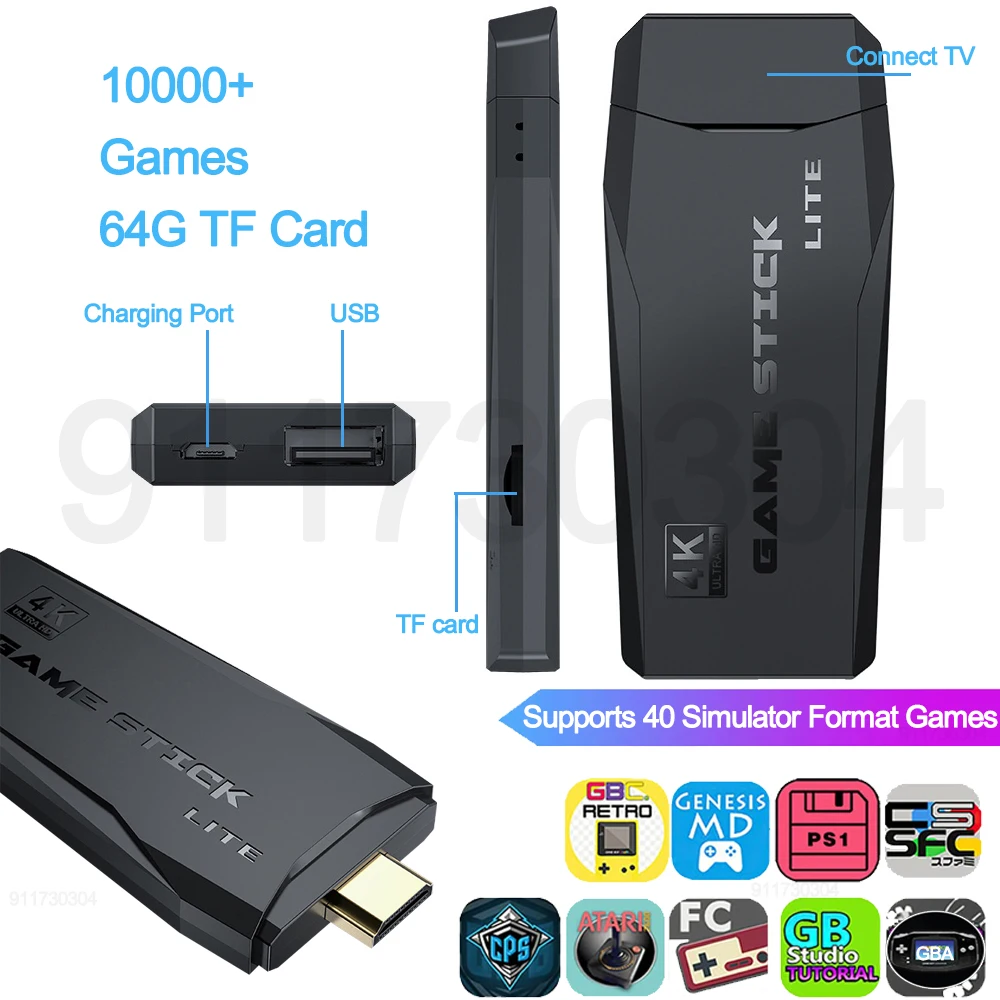 Консоль игровая беспроводная 4 к 10000 игр 2 ГГц