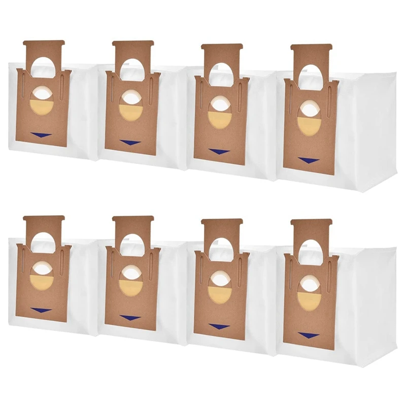 

8 Pack Vacuum Cleaner Bags For Ecovacs DEEBOT OZMO N8 920 950/T5 T8 T9 Series DX93 DDX96 Robot Vacuum Dust Bags