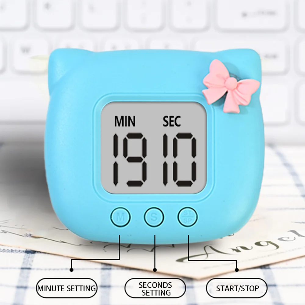 NOKLEAD Магнитный кухонный таймер цифровой ручной поворотный обратного отсчета