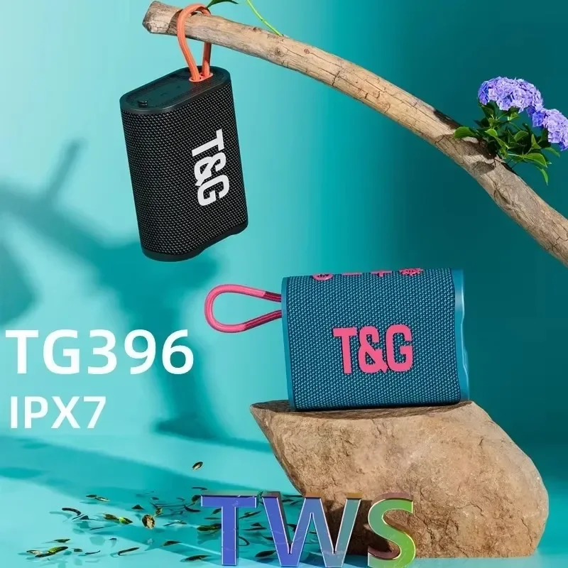 TG-396 портативный модный велосипедный уличный мини-динамик с красочным освещением