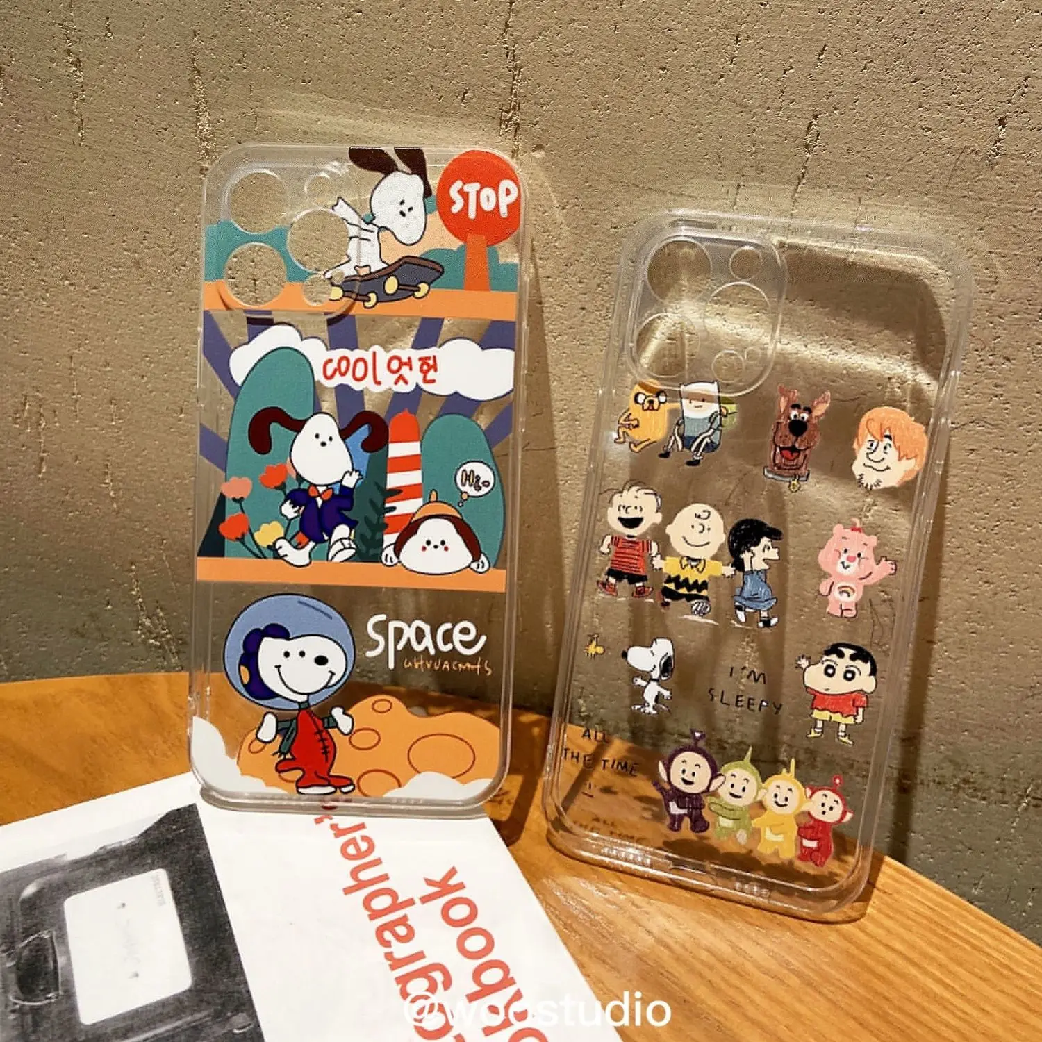 

Snoopy Silicone Transparent Phone Case for Iphone 11 12 13 Pro Max 12Pro 12ProMax 11promax 13pro 13promax Couple Phone Case