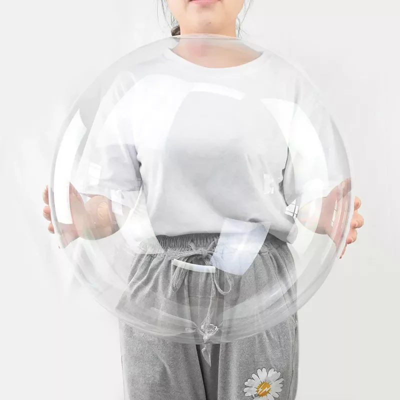 

18/20/24/36inch No Wrinkle Transparent Bobo Bubble Ballons Wedding Birthday Party Decorations Clear Helium Balloons