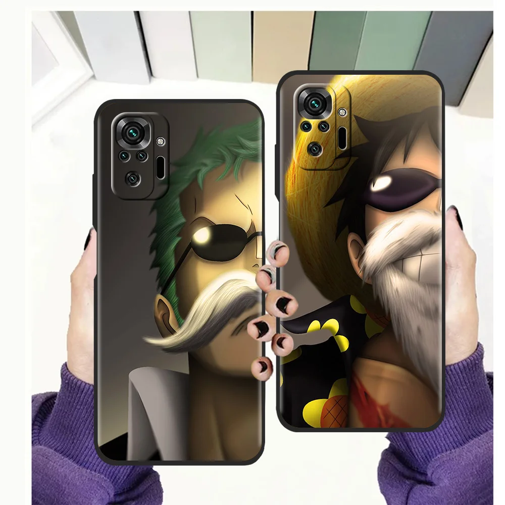 

One Piece Phone Case Cover For Redmi Note 11 Pro K40 Gaming 7 8 8T 9 8A 9A 9C Note 9S 10 Pro Soft Shockproof Shell Fundas Coque