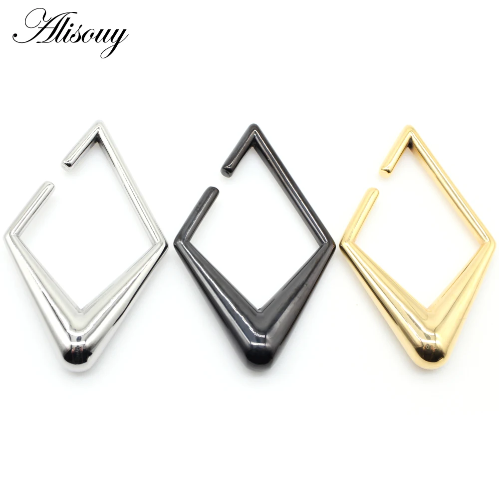 

Петля для ушей из нержавеющей стали, круглая петля, тоннель, тоннель, расширитель ушей, пирсинг, 1 шт.