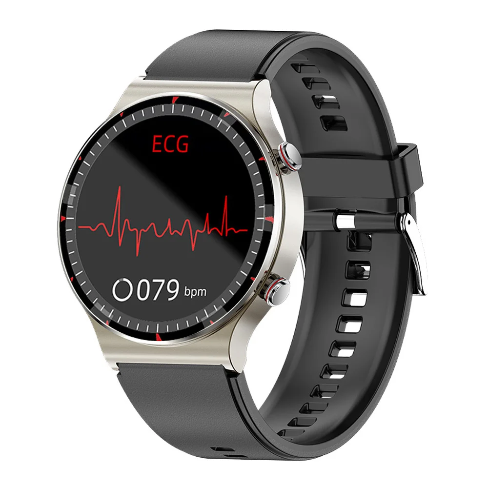 

Смарт-часы ECG PPG мужские с измерением температуры тела, пульса, артериального давления, фитнес-трекер
