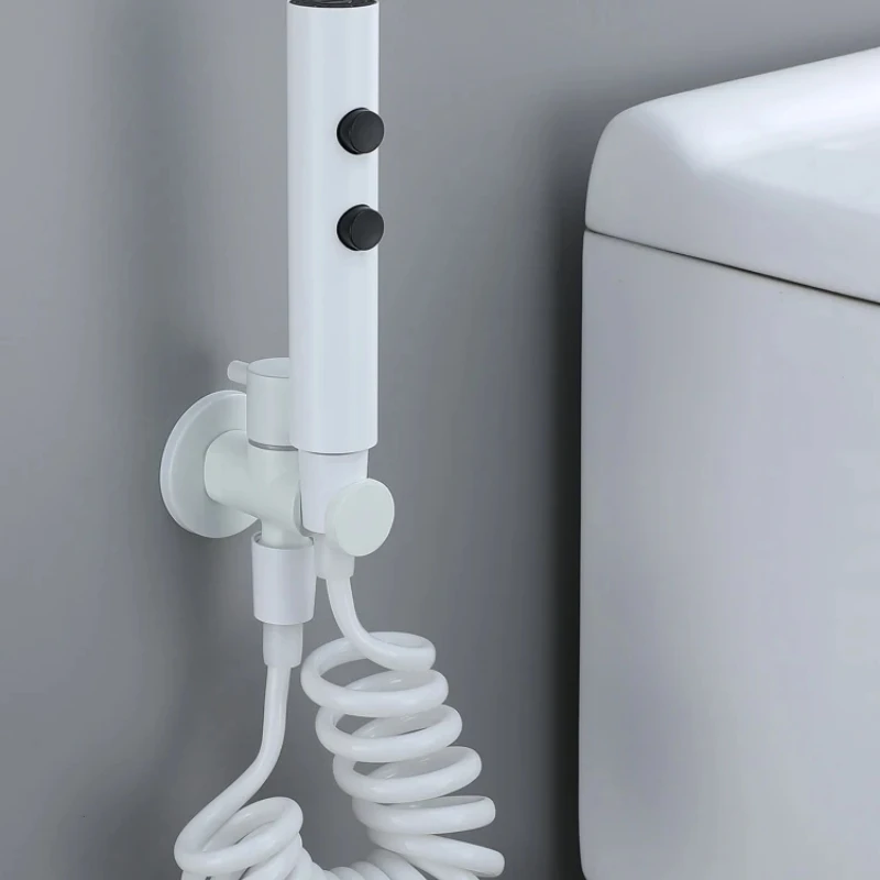 Двухкнопочный смеситель для унитаза и биде распылитель дождя из нержавеющей