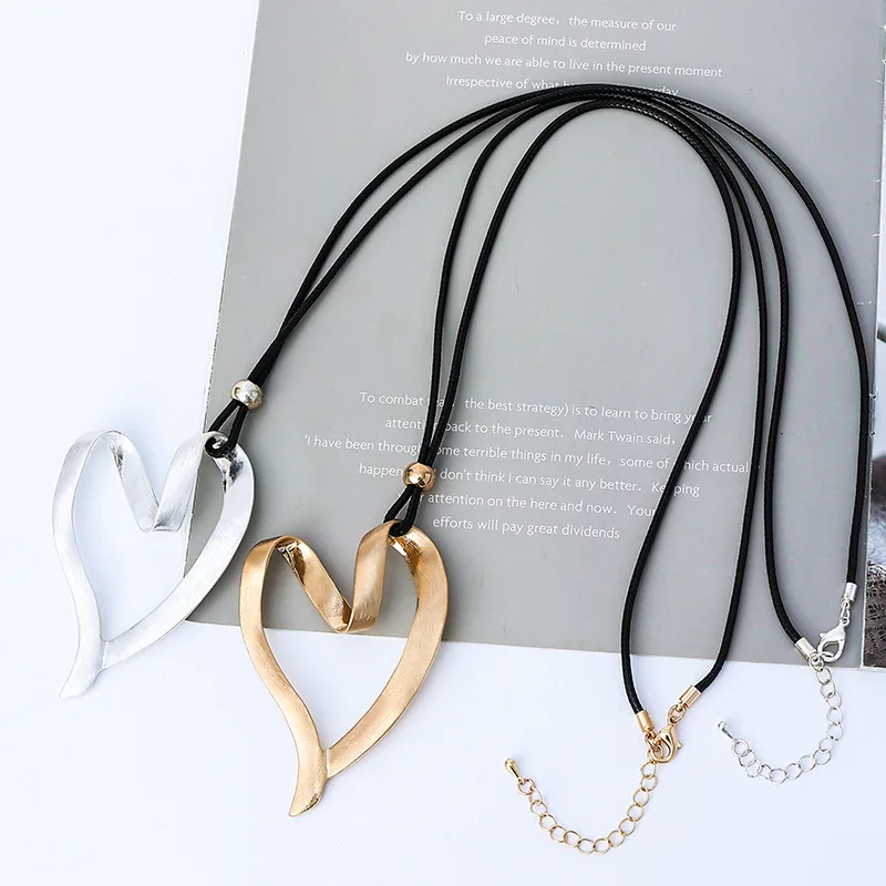 Woman Accessories Heart Suspension Fashion Women Pendants Long Necklaces Gifts Jewelry for Party |