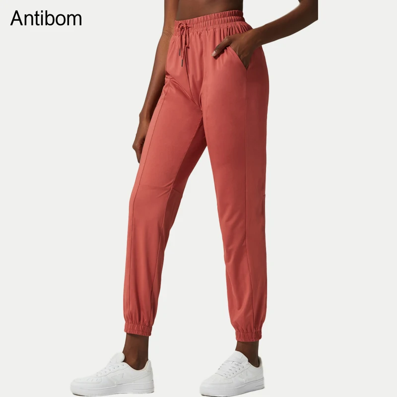 Antibom Loose Sweatpants Women Quick-drying Breathable Women's Running Training Fitness Yoga Pants
