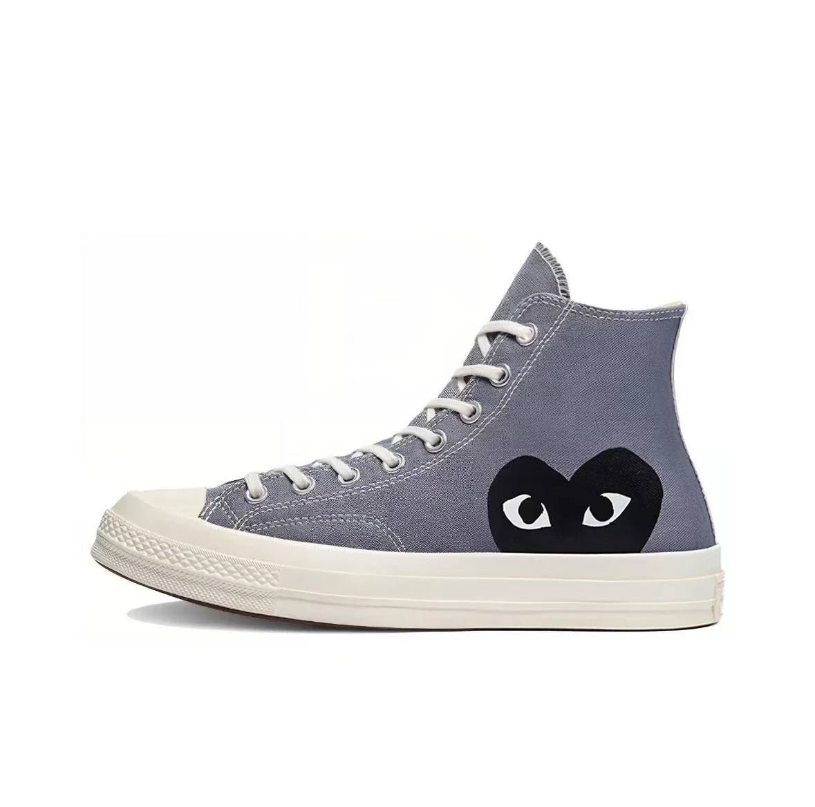 Фото Converse 1970-х годов Chuck Taylor All Star Hi X CDG Мужская и женская обувь для скейтбординга Высокие уличные кроссовки №1