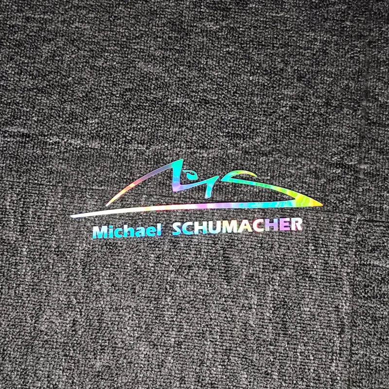 

Автомобильные наклейки F1 гоночный Майкл Шумахер искусственная деталь для передних фар багажника бампера окна лобового стекла мотоцикла D30