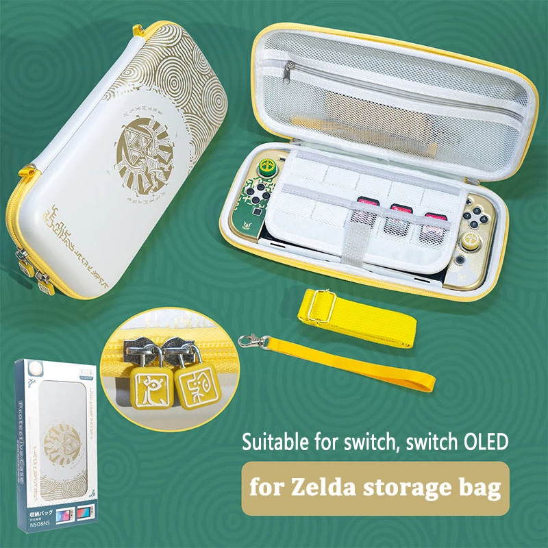 

Case for nintendo switch zelda hard shell storage bag for switch oled shoulder strap bag cover for NS switch/oled accessoriess