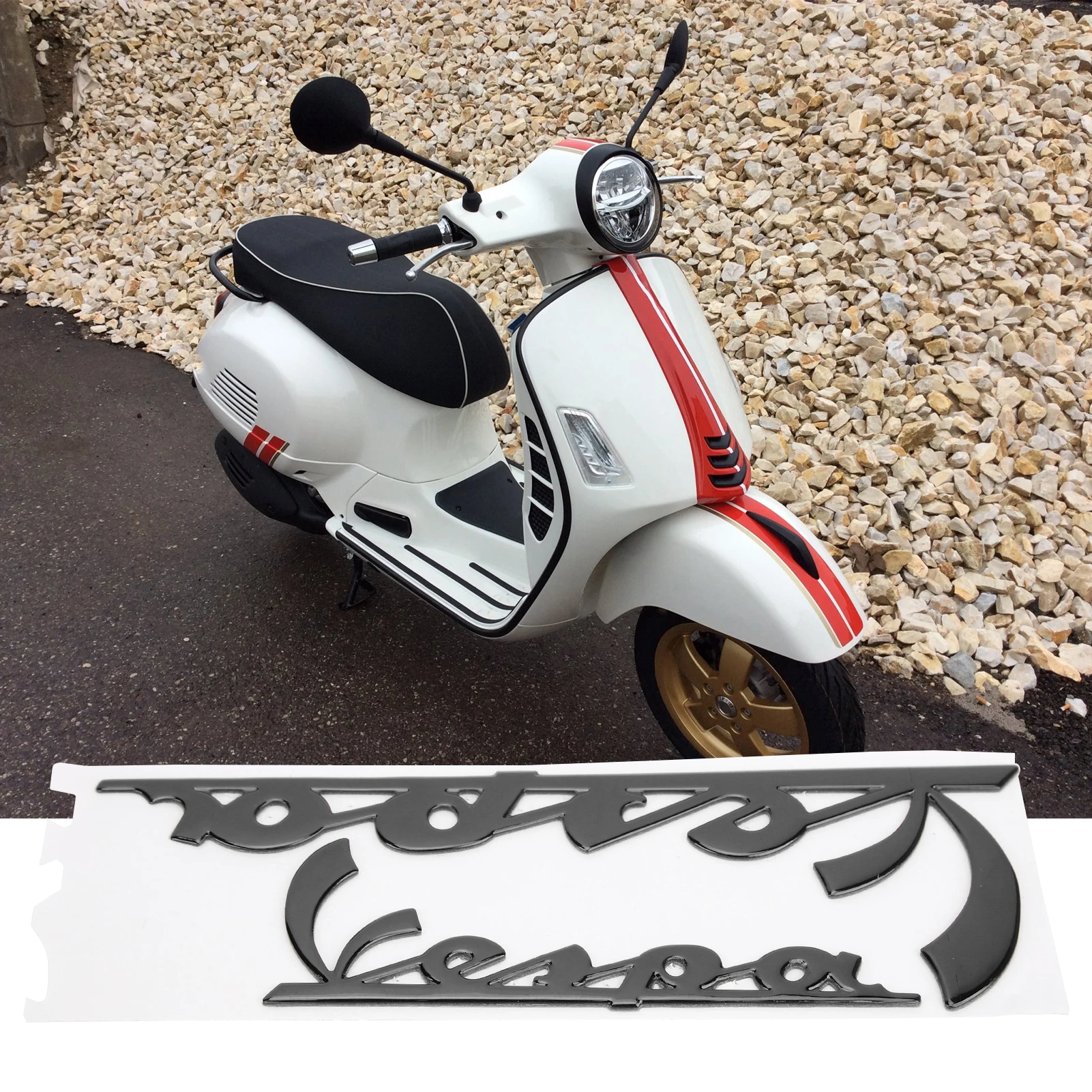 Наклейка с эмблемой 3-мерная наклейка для Vespa GTS300 LX125 LX150 IE Sprint Primavera 300 LX LXV Super