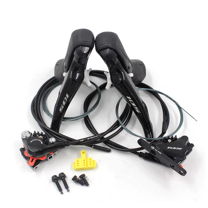 

105 R7020 дорожный велосипед, гидравлический дисковый тормозной суппорт, рычаг двойного управления, групповые наборы, фрикционный Рычаг/тормоз...