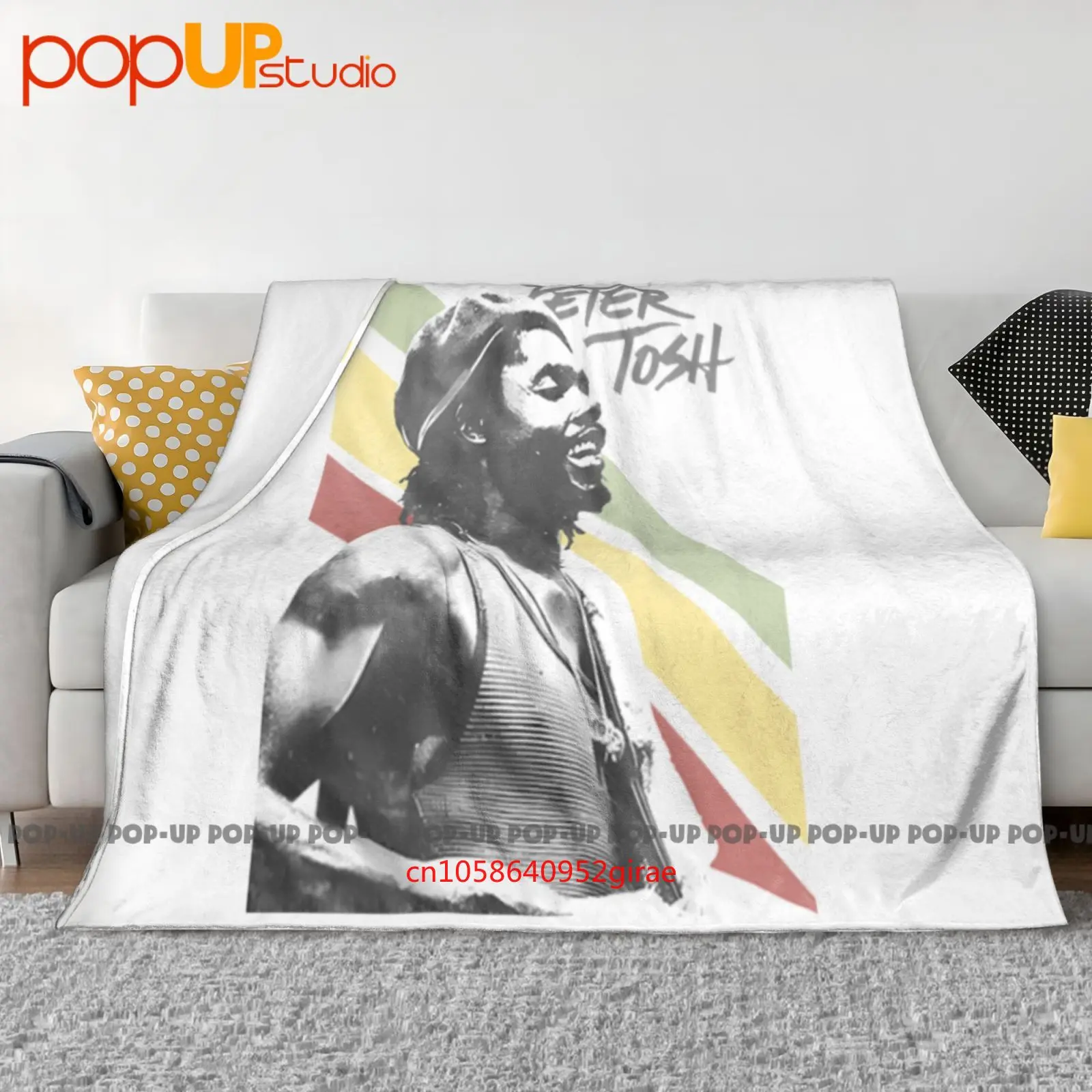 Фото Peter Tosh Rasta Stripes Music Ультра-мягкое одеяло Одеяло Зимний чехол для дивана Чехлы на кровать №1