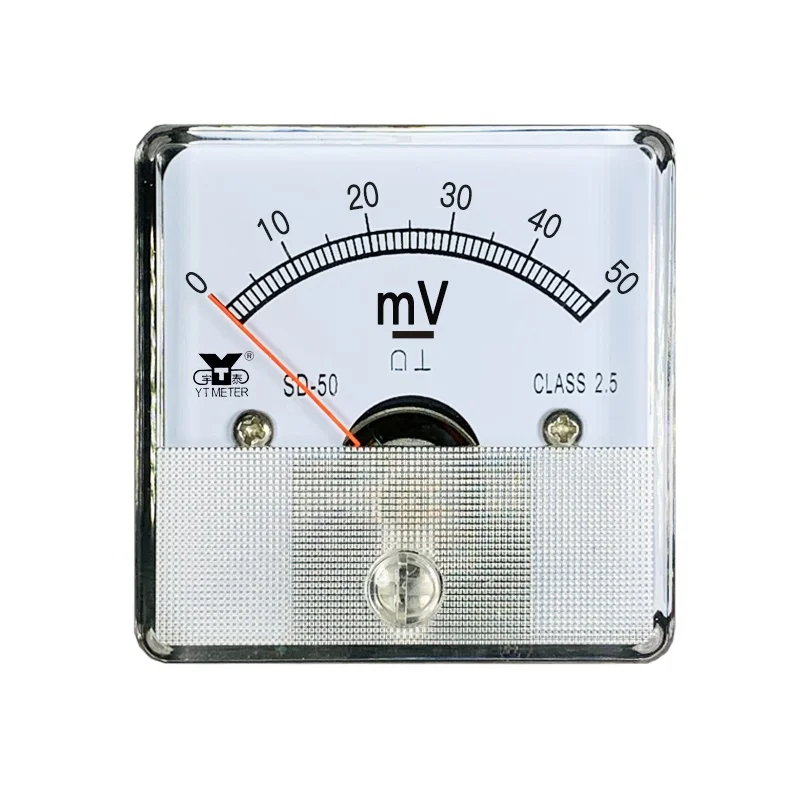 SD50 Вольтметр постоянного тока 50 мВ 75 100 указатель вольтметр DH50 CZ50 маленькое