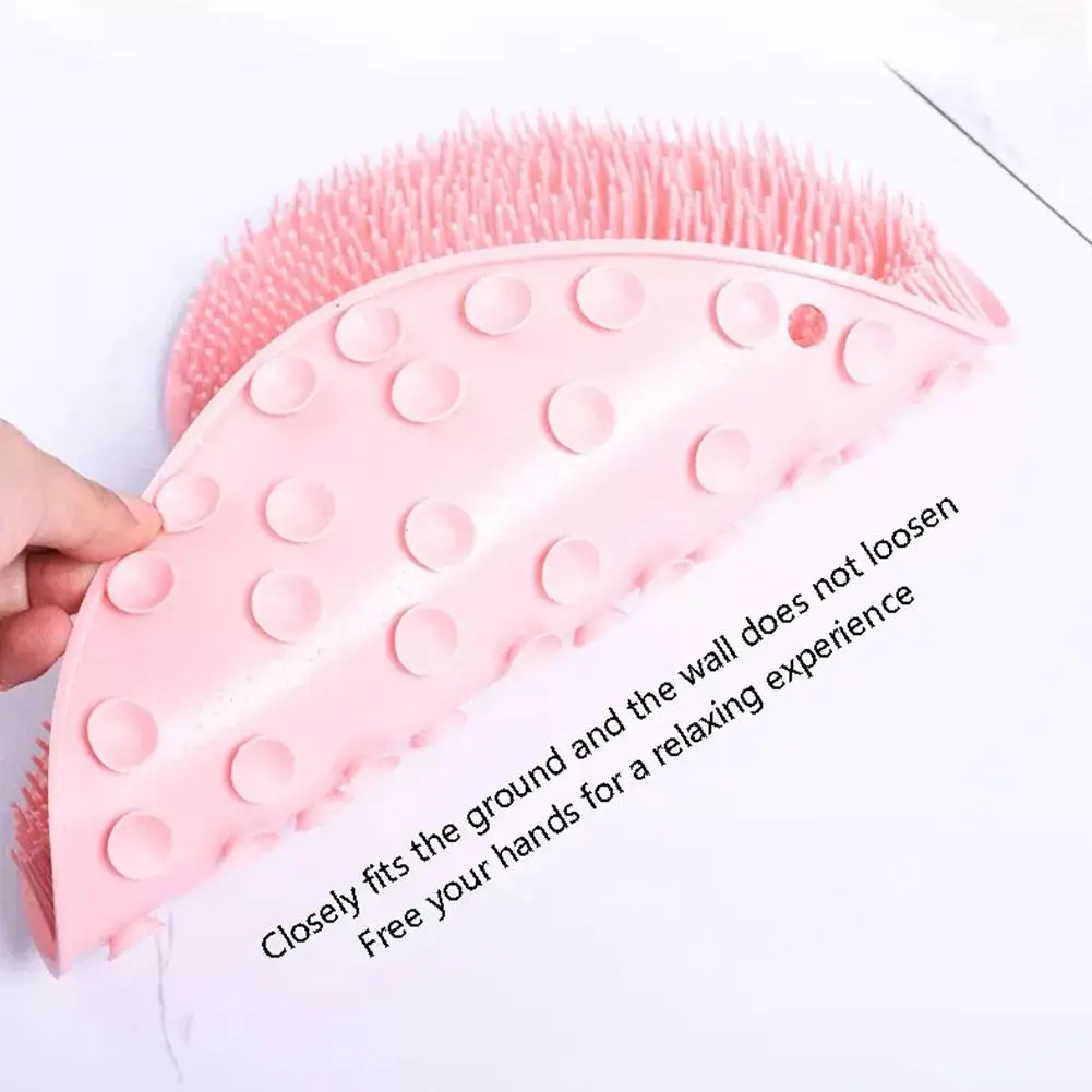 Щетка для мытья ног противоскользящая Массажная щетка очистки с присоской спины