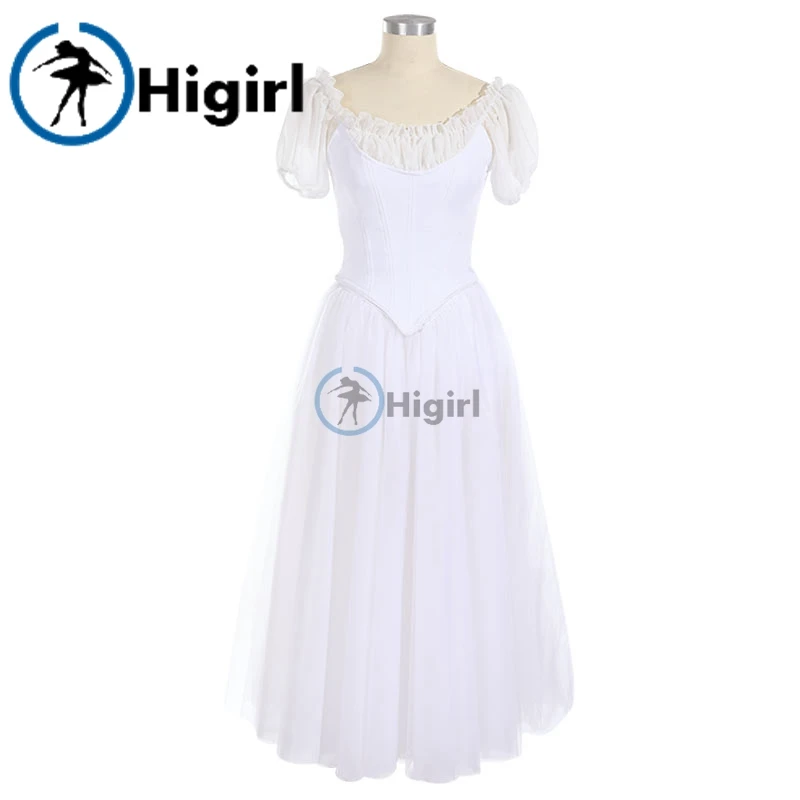 

Белое сказочное романтическое балетное сценическое платье длинное платье с крыльями классическое балетное платье для взрослых BT3026