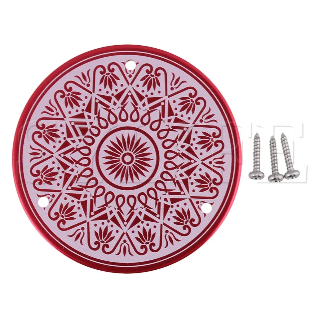 

Red Aluminium Alloy Switch Cover for Electric Guitar with 3 Srews