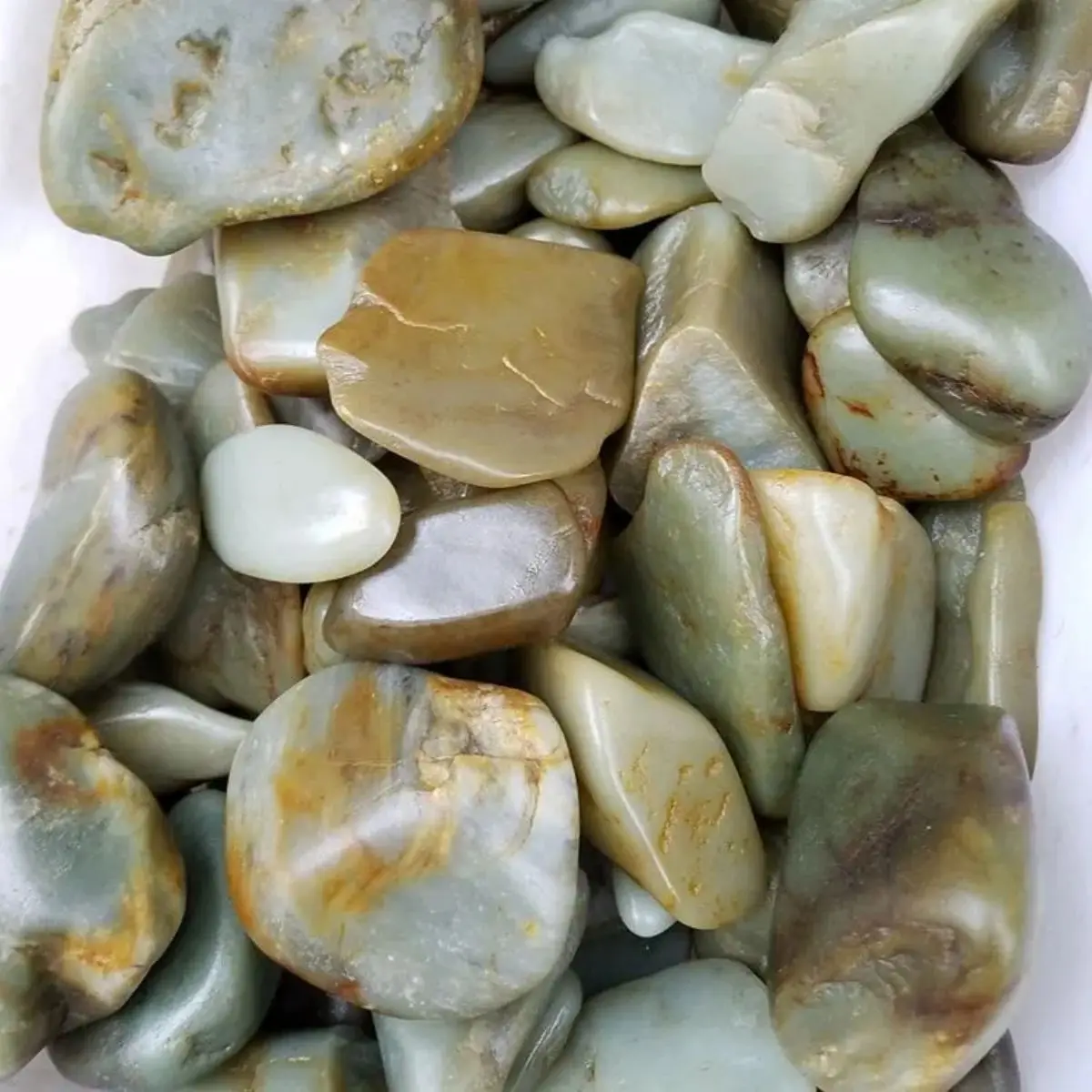 500G Natural Crystal Original Stone Hetian Jade Original Stone Mine Carving Practice Play Collection Random Delivery