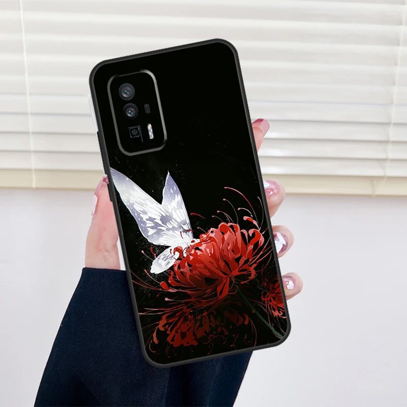 Чехол Lycoris Radiata Flower Cover для Xiaomi 11T 12T 13T 14T Pro 13 14 15 Ultra POCO X7 X6 X3 X5 F5 F6 M6