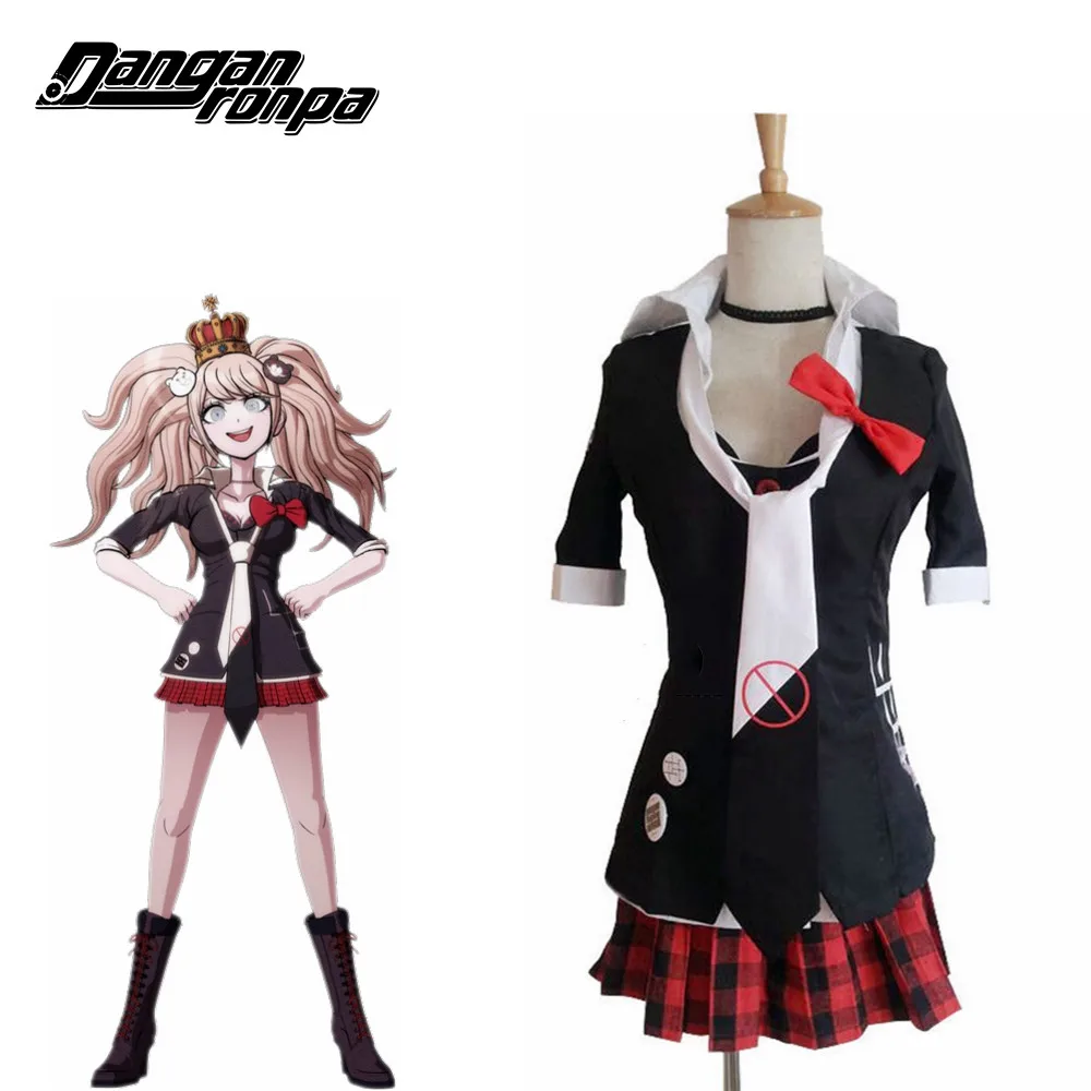 

Danganronpa Anime Junko Enoshima Emboitement Inushio Kimuchi Dangan Ronpa Trigger Happy Havoc Halloween Cosplay Costume