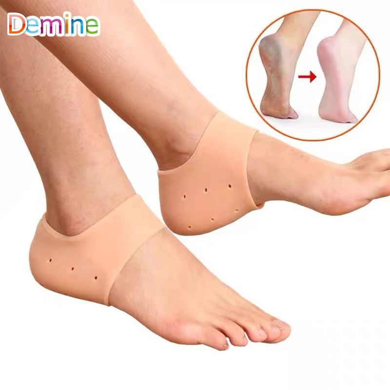 

2Pcs Heel Protector Protective Sleeve Heel Spur Pads for Relief Plantar Fasciitis Heel Pain Foot Skin Care Protectors Cushion