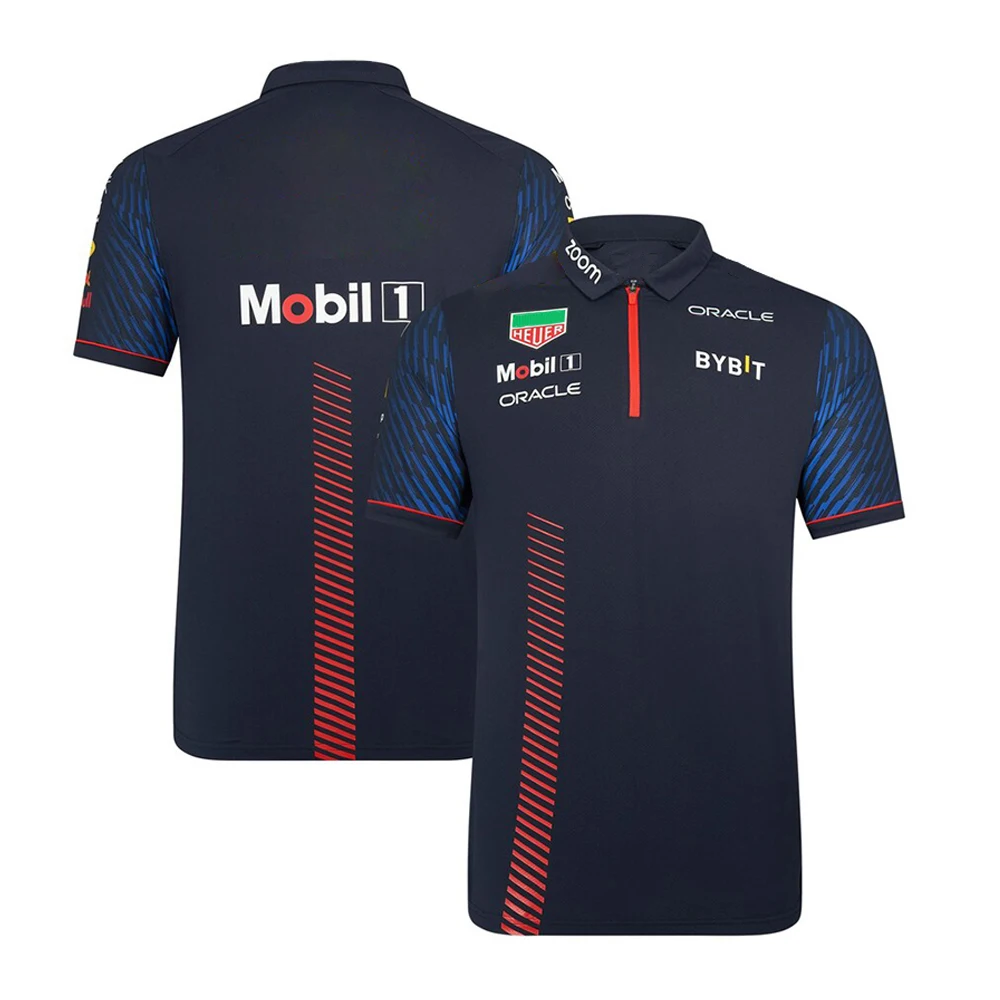 

2023 Summer F1 Racing World Champion Polo Shirt For HONDA Formula 1 Team New Motorsport Sports Mens Car Fans Oversized T-shirt