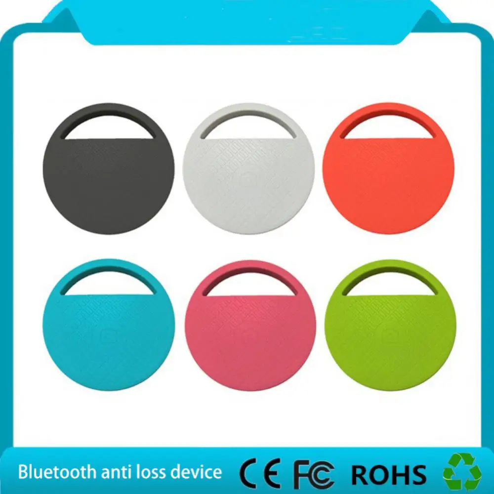 

Bluetooth-совместимый круглый Детский кошелек-трекер устройство против потери двусторонняя сигнализация беспроводной искатель устройство против падения