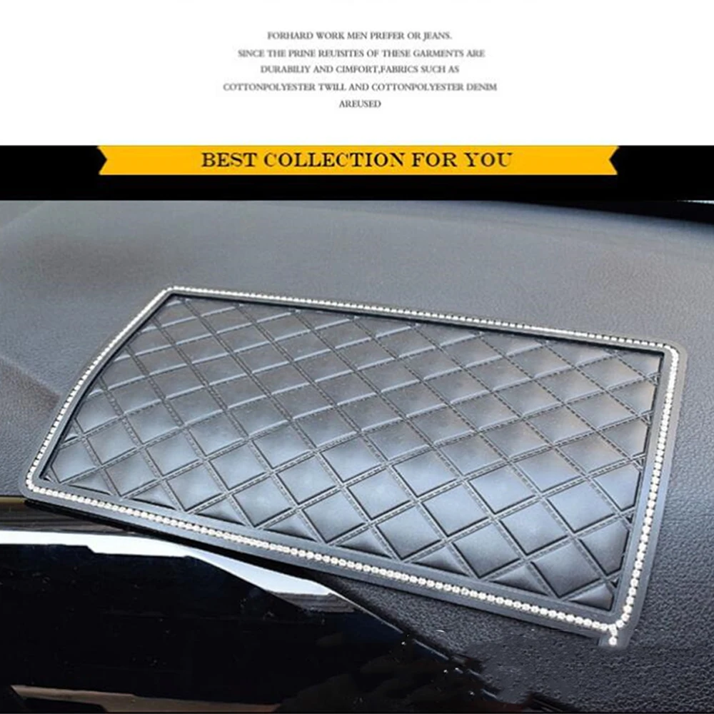 

Portable Medium Anti-skid Pad With Drill Rinse With Clean Water Car Anti-skid Pad Stable Center Console Feather Pad Durable