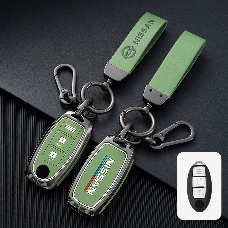 

Car Key Cover Case Holder Key Bag Shell For Nissan Qashqai X-Trail Juke Tiida Altima Pathfinder Kicks Murano Rogue Maxima Quest