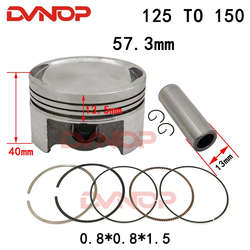 Мотоциклетный набор 57,3 мм для Honda CBF125 фотосессия большой до 150