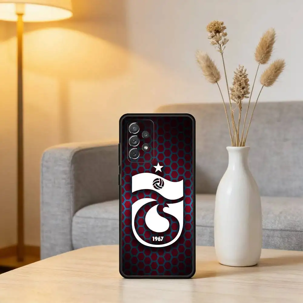 Фото Чехол для телефона T-Turkey T-Trabzonspor из мягкого силикона черного цвета для Samsung Galaxy A73, A72, A71, A70, A53, A52, A51 №5