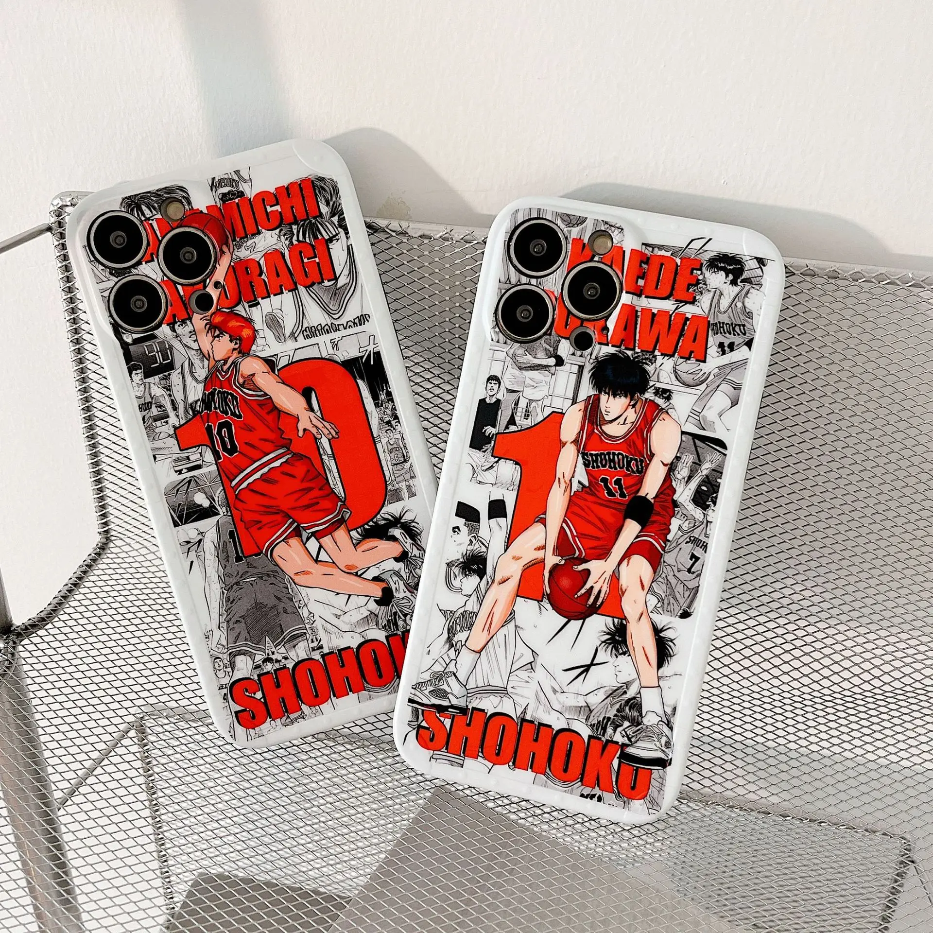 

Anime Slum Dunk Hanamichi Sakuragi Rukawa Kaede Phone Case for iPhone 14 13 12 11 Pro Mini ProMax Plus Funda Phonecase Coque