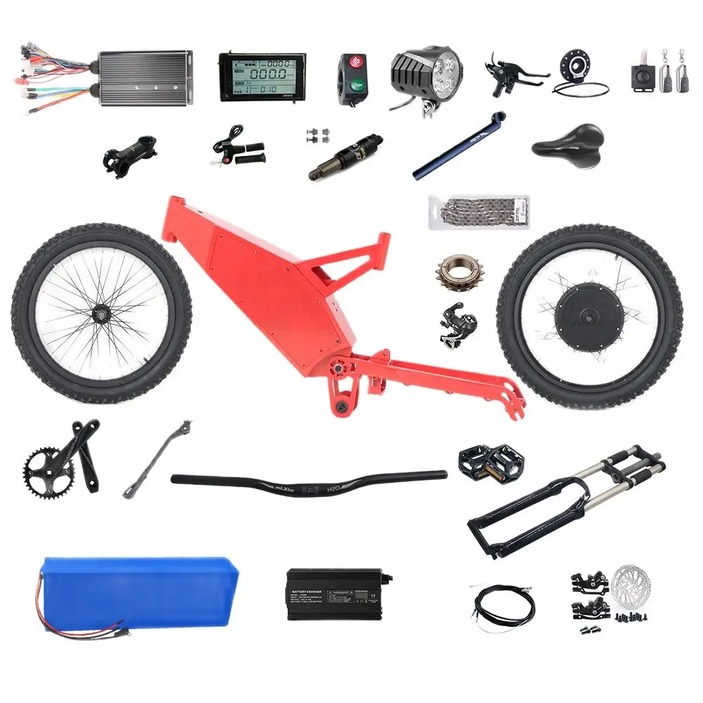 

KEYU F3 enduro ebike kit stelath bomer fully ebike kit 48V 3000W Complete electric bike Conversion Kits e bike motor kit