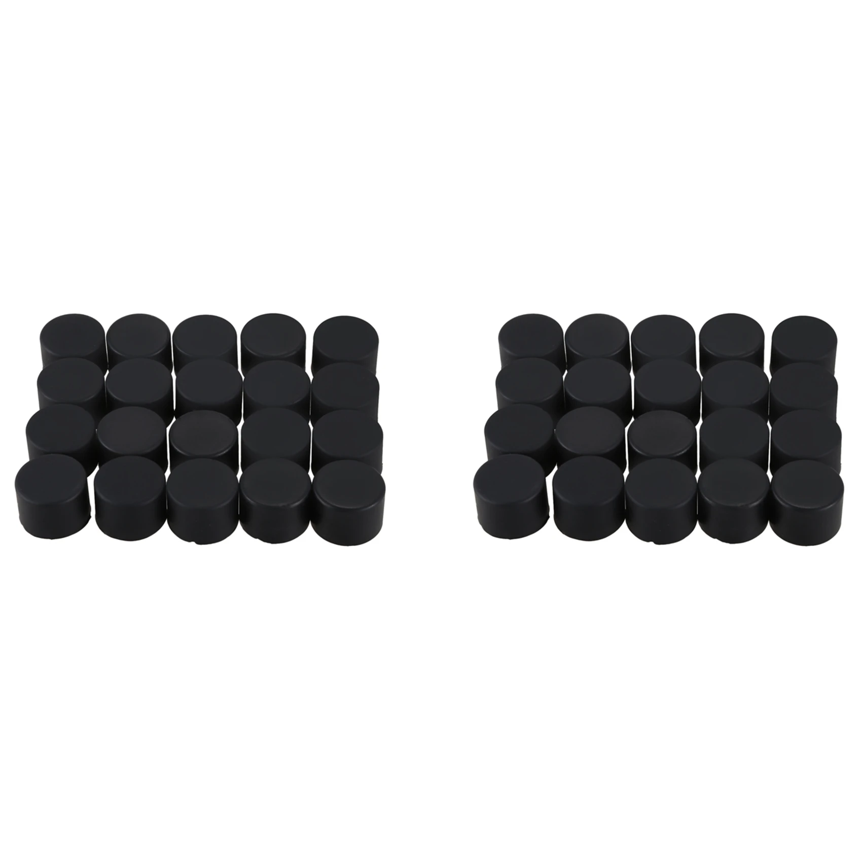 

40Pcs 19mm Car Silicone Wheel Lug Nut Bolt Cover Tyre Screw Cap Black