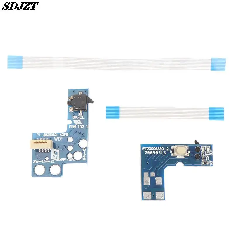 

Power ON OFF Reset Switch Board With 8pin Flex Ribbon Cable For PS2 70000 90000 Repair Parts Game Accessories 1set