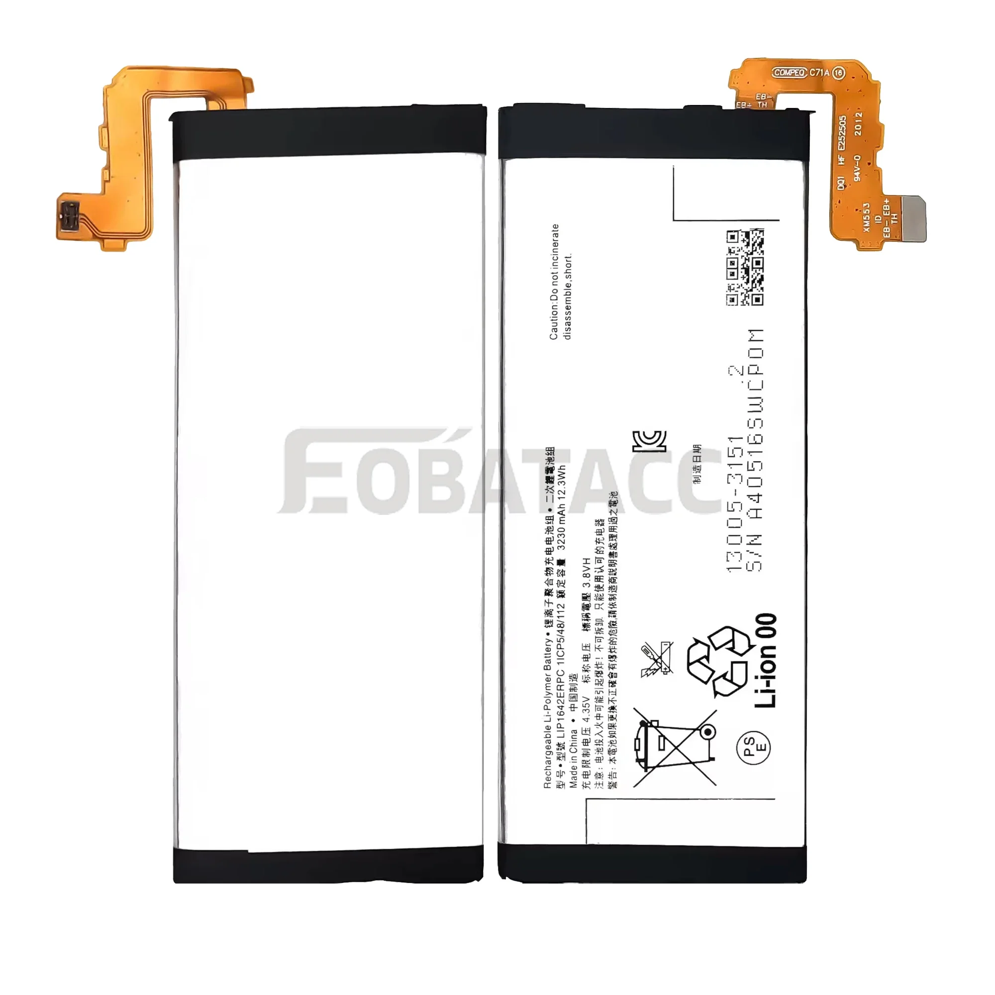 100% Новый оригинальный аккумулятор LIP1642ERPC для Sony XZ Premium/G8142 G8141 + Бесплатные