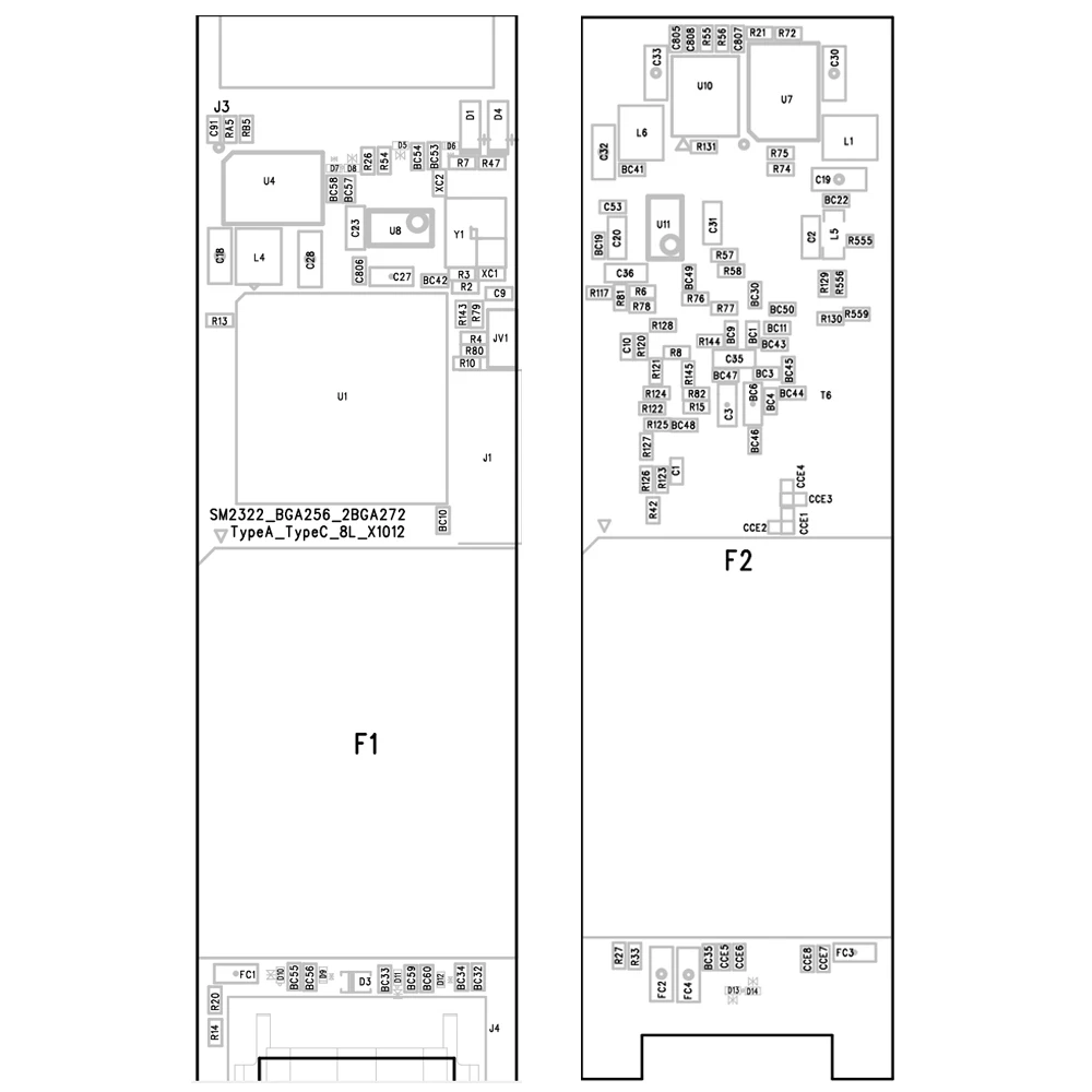 Ультраскоростная основная плата управления USB SM2320 BGA272 с двойным интерфейсом USB3.2 Type-C для пайки, двойной интерфейс для подключения U-дисков (art.: 3920dad12e6ab) - 3920dad12e6ab